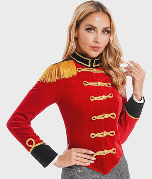 Dames Ringmaster Kostuum Jas - Circus Showman & Leeuwentemmer Cosplay