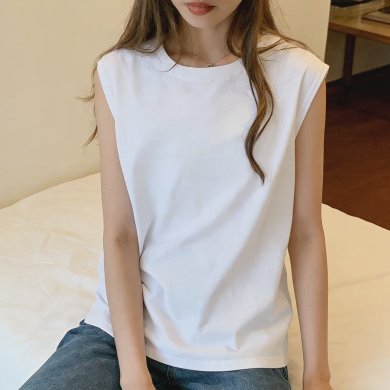 Zomer Tanktop Dames - Mouwloos Basic Vest T-shirt