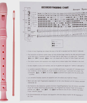 8-Gats Blokfluit Set voor Beginners - ABS Kunststof met Reinigingsstok