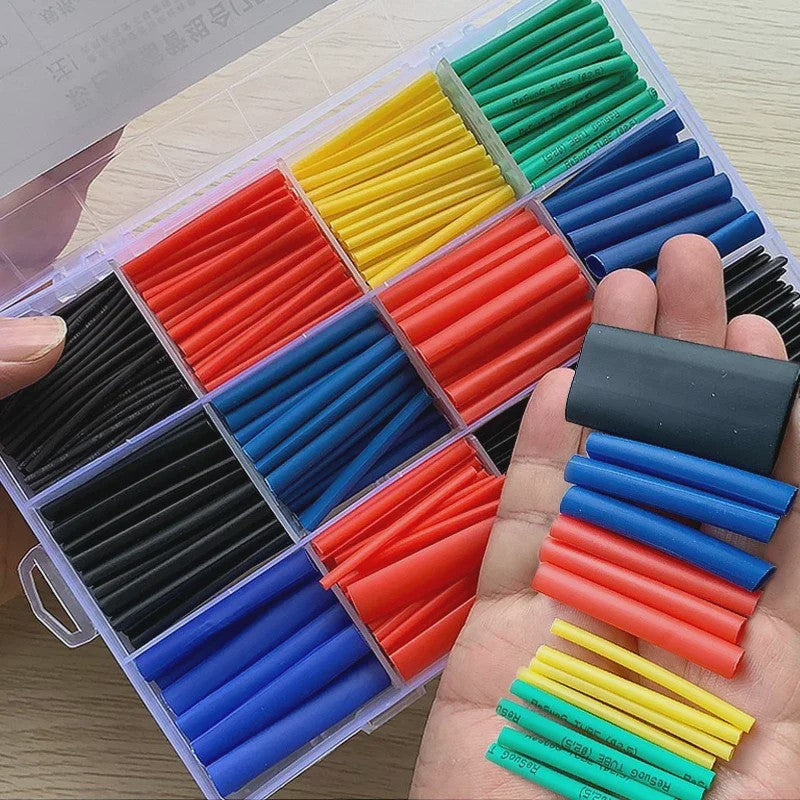 Professionele Krimpkous Set: Hittebestendige Isolatiebuizen voor Kabelbescherming