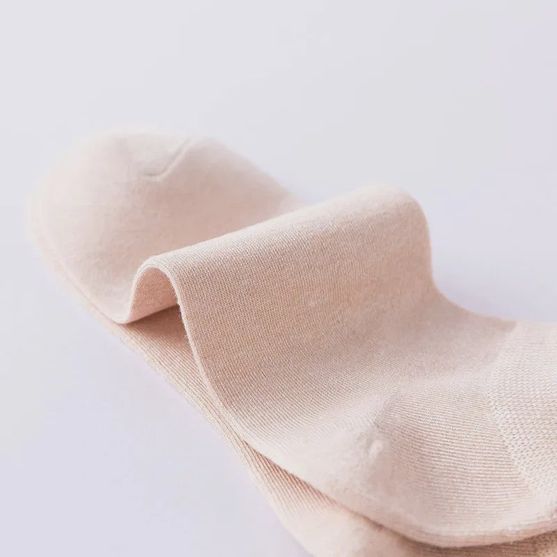 5 Paar Bamboevezel Enkel Sokken Dames - Ademend & Comfortabel Zomer