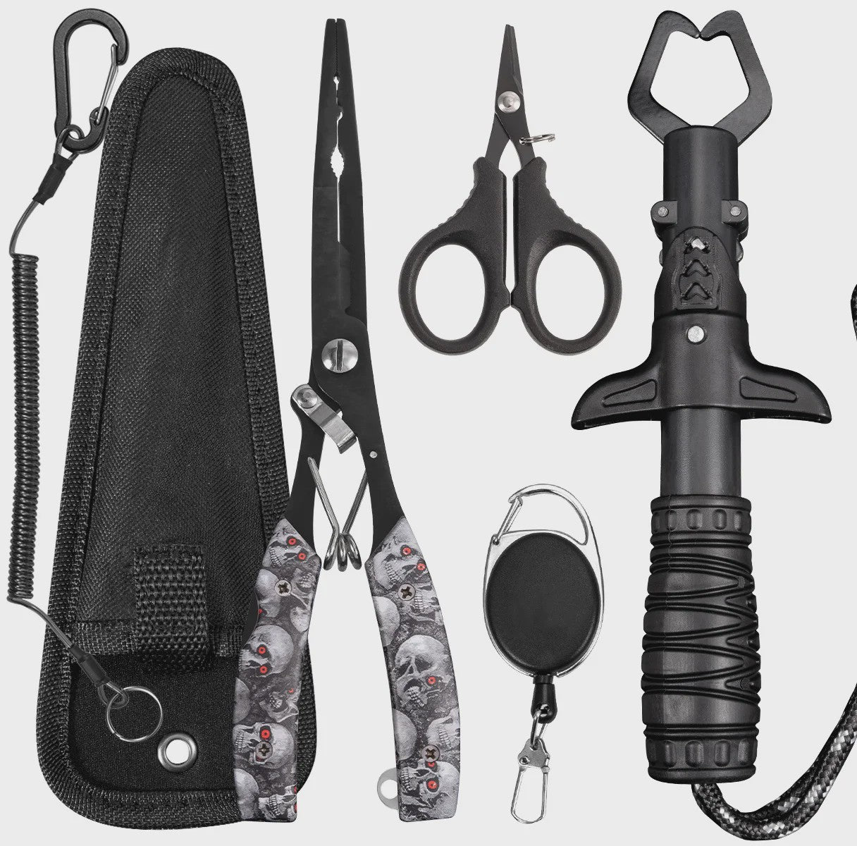 Multifunctionele Visset: RVS Pliers, Lijnknipper & Fish Grip - Zoutwaterbestendig