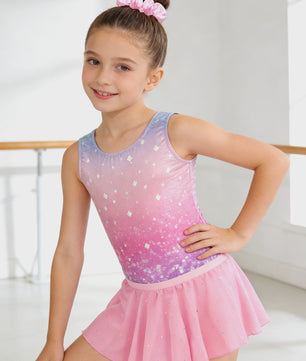 Meisjes Gymnastiek & Ballet Leotard Jurk met Afneembare Rok en Opbergtas | Leeftijd 5-11 Jaar