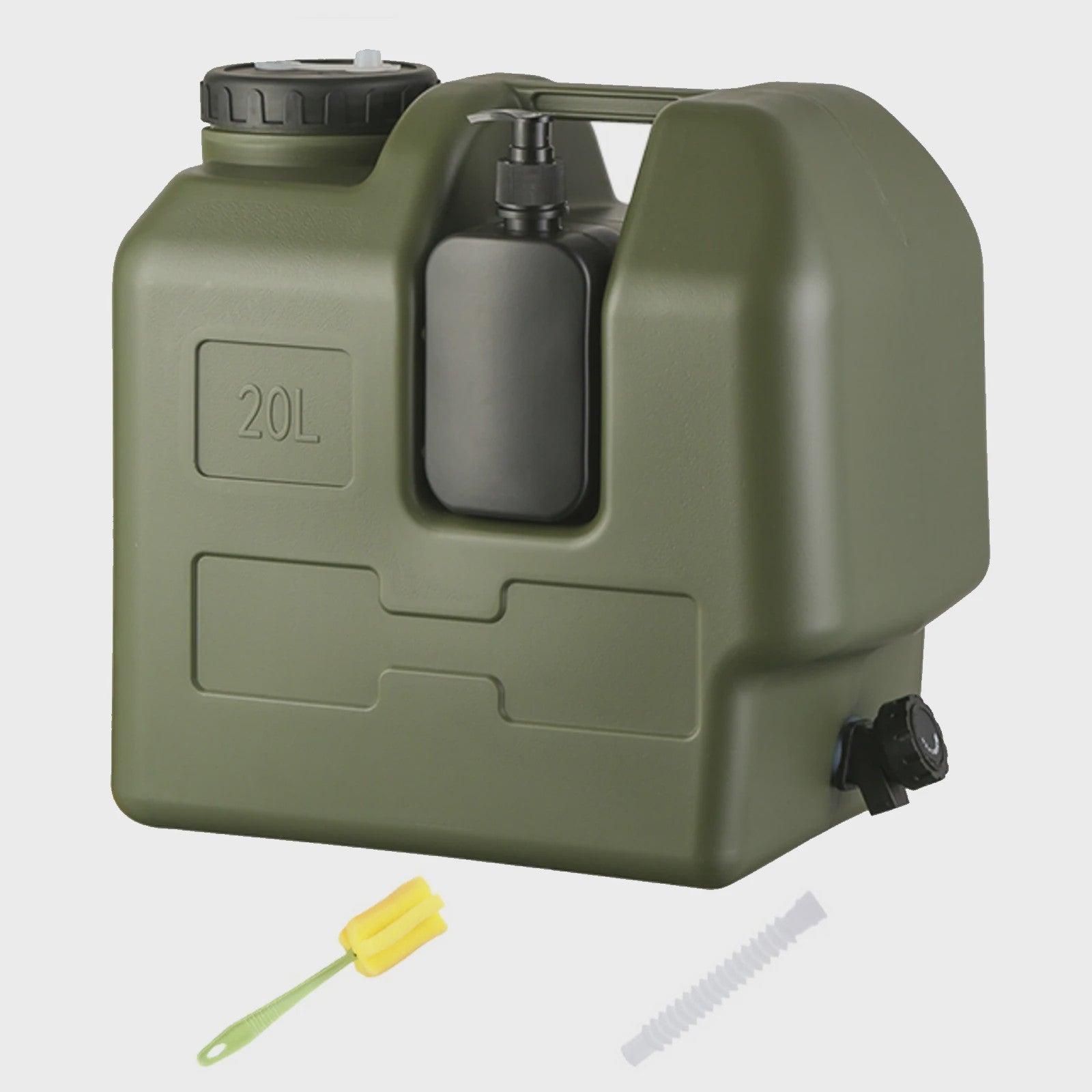 20L Draagbare Watercontainer met Kraan - Ideaal voor Camping, Vissen en Picknicks
