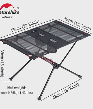 Naturehike Opvouwbare Campingtafel - Ultralicht & Draagbaar voor Buiten