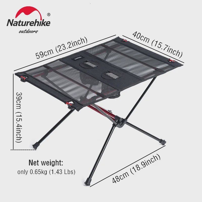 Naturehike Opvouwbare Campingtafel - Ultralicht & Draagbaar voor Buiten