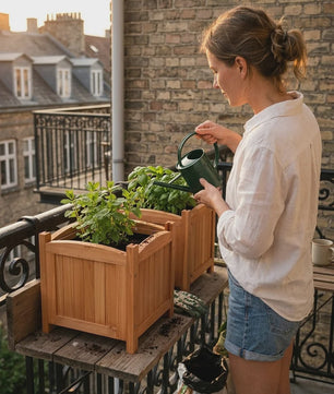 Houten Verhoogde Plantenbak 30x30x30 cm - Stevig Hout voor Tuin & Terras