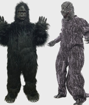 Volwassen King Kong Gorilla Mascotte Kostuum - Feest & Evenement Outfit