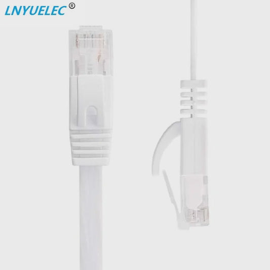 6-Pack Platte CAT6 Ethernet Netwerkkabels (RJ45) - Diverse Lengtes & Kleuren