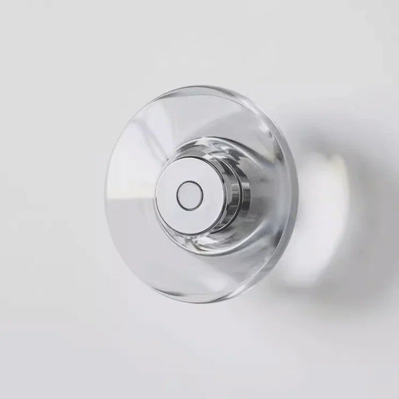 Moderne Ronde Kristallen Wandlamp - Italiaans Design voor Slaapkamer, Woonkamer & Hal