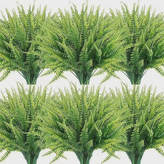 Set van 2 Kunstplant Varens - Decoratieve Groene Planten voor Scandinavisch Interieur