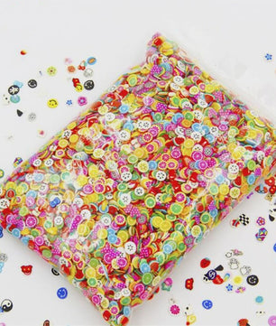 1000x Polymeer Klei Fruit Schijfjes - DIY Sieraden, Epoxy & Telefoon Decoratie
