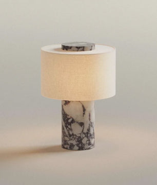 Luxe Marmeren Tafellamp Draagbaar & Oplaadbaar - Scandinavisch Design