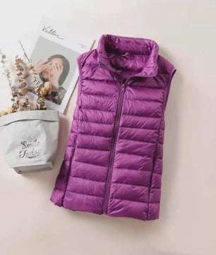 Dames Ultra Light Down Gilet - Mouwloze Jas, Lichtgewicht & Winddicht