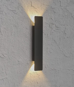 Moderne LED Buiten Wandlamp - Waterdicht IP65 Aluminium - Zwart/Wit - Up & Down Light