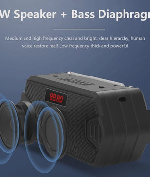 Draagbare Bluetooth Speaker met FM Radio - Hifi Geluid & Krachtige Bass
