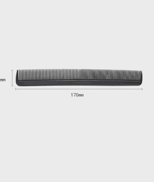 5x Carbon Fiber Kapperskam - Brede Tanden voor Styling & Hittebestendig