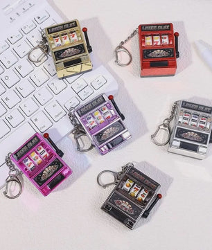 Mini Gokautomaat Sleutelhanger - Speelgoed Jackpot Gadget