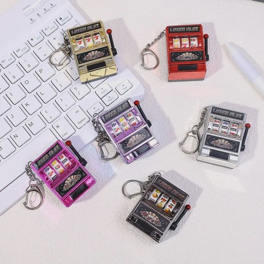 Mini Gokautomaat Sleutelhanger - Speelgoed Jackpot Gadget