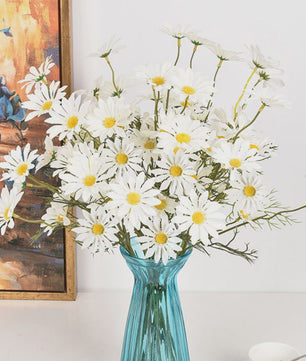 Kunstboeket Margrieten (3/5/10 stuks) - Zijde Kunstbloemen voor Decoratie