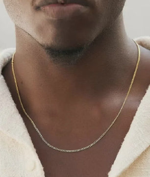 Heren Cuban Ketting 3mm - Stijlvol Roestvrij Staal & Titanium Staal Mode Accessoire