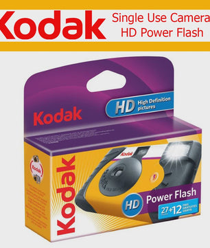 Kodak HD Power Flash Wegwerpcamera - 27+12 Foto's met Ingebouwde Flitser