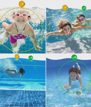 Duikringen Set voor Zwembad - Onderwater Spel & Training voor Kinderen en Volwassenen
