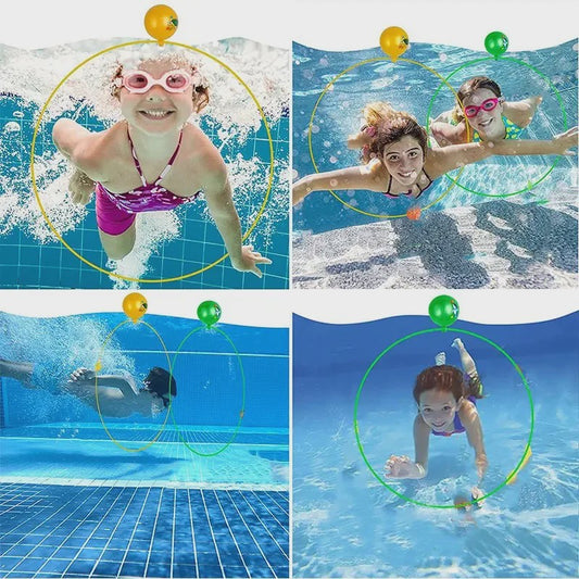 Duikringen Set voor Zwembad - Onderwater Spel & Training voor Kinderen en Volwassenen