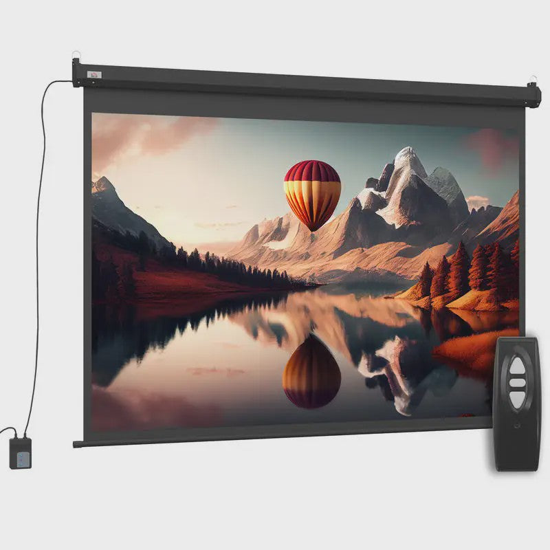 Elektrisch Projectiescherm 84 Inch 4:3 - 171x130 cm - Inclusief Afstandsbediening