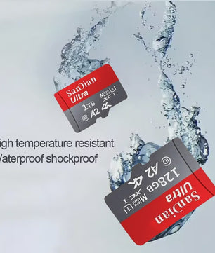 256GB Micro SDXC Kaart V30 4K Ultra HD - Hoge Snelheid Flash Geheugenkaart