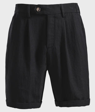 Zomerse Heren Short Pants: Business Casual met Stretch Taille in Old Money Stijl