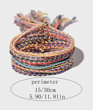 Bohemian Vriendschapsarmbandjes Set (15 Stuks) - Zomerse Beach Style met Tassels