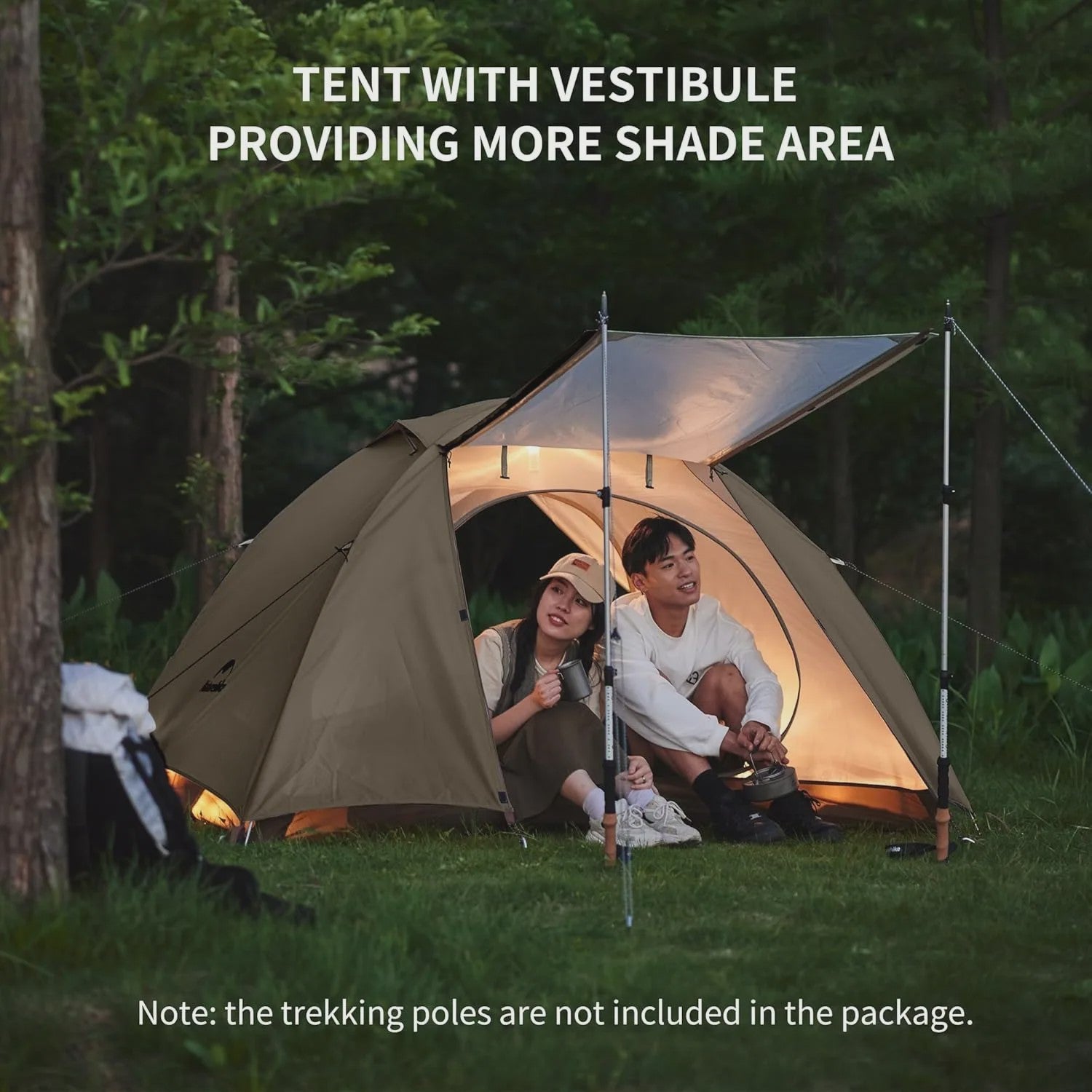 Naturehike Cloud River 2-3 Persoons Tent: Lichtgewicht, Waterdicht & UV-beschermend Kampeeravontuur