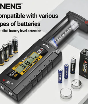 ANENG BT169 Batterij Tester: Meet AA, AAA, 9V, Lithium & Knoopcel Batterijen