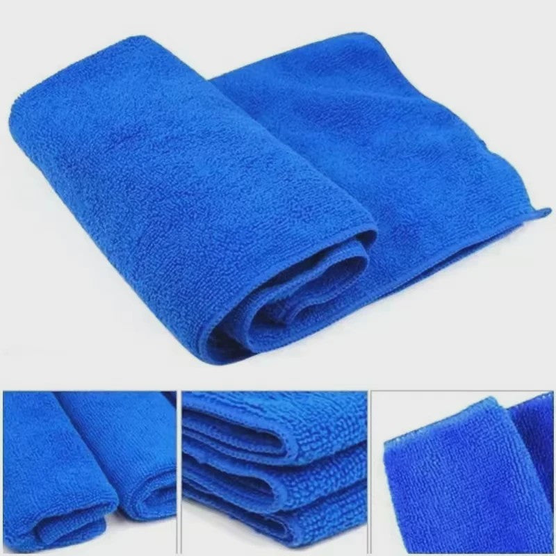 Set van 100 Microvezeldoeken - Pluisvrij, Super Absorberend & Krasvrij - Ideaal voor Auto en Huis