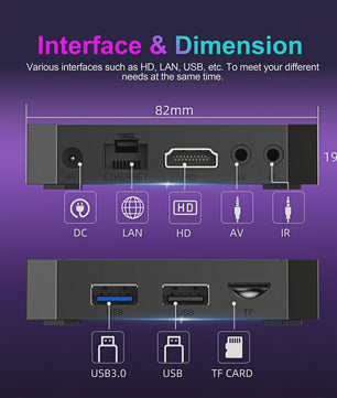 X96Q Android 14 TV Box: 4K Ultra HD Media Player met WiFi 6 & 2GB/16GB
