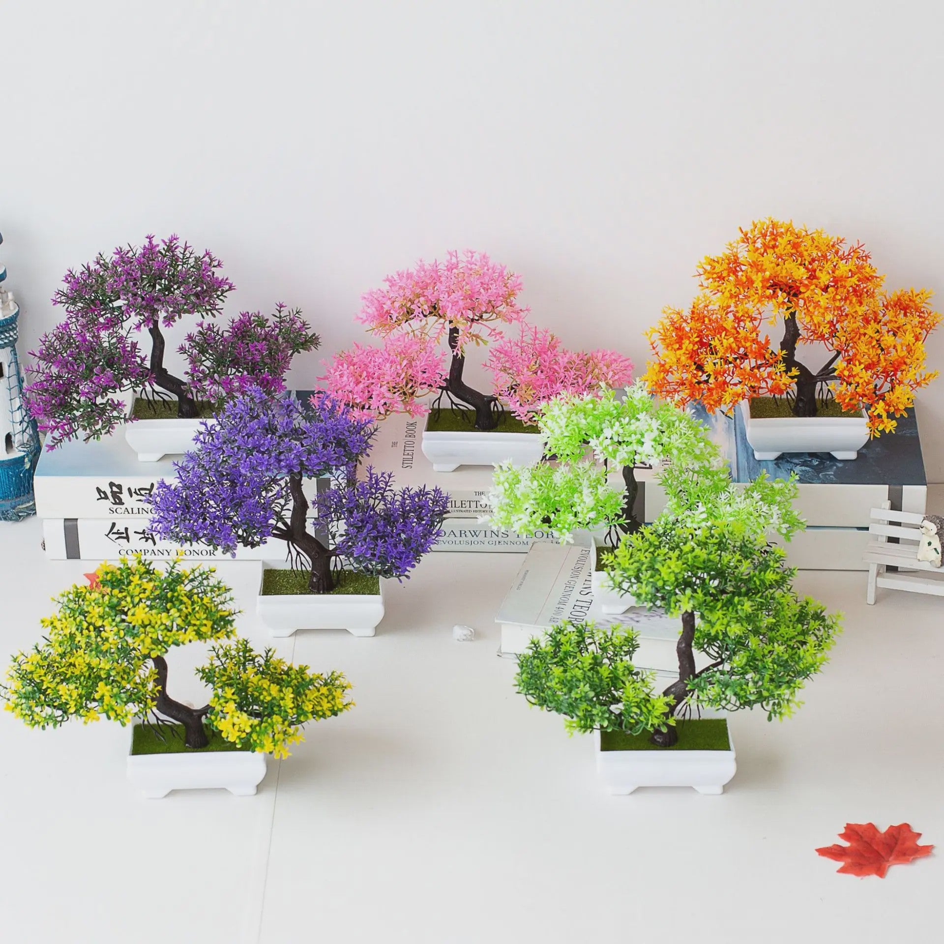 Kunst Bonsai Boom Potplant - Decoratieve Kunstplant voor Huis, Kantoor & Tuin