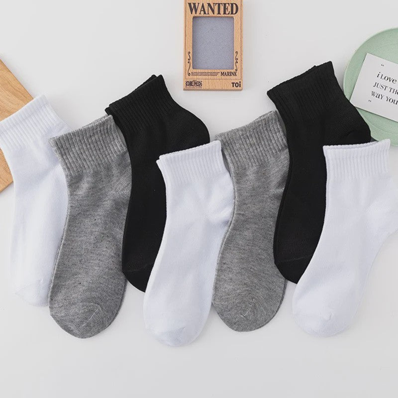 5 Paar Heren Sokken - Comfortabel, Ademend & Veelzijdig voor Zakelijk, Casual en Sport