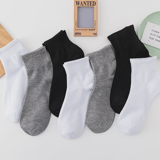 5 Paar Heren Sokken - Comfortabel, Ademend & Veelzijdig voor Zakelijk, Casual en Sport