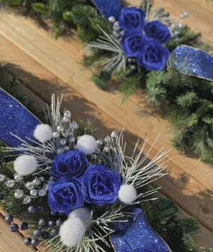 Glitter Rozen Boeket - Kunstbloemen voor Kerst, Valentijnsdag & Decoratie