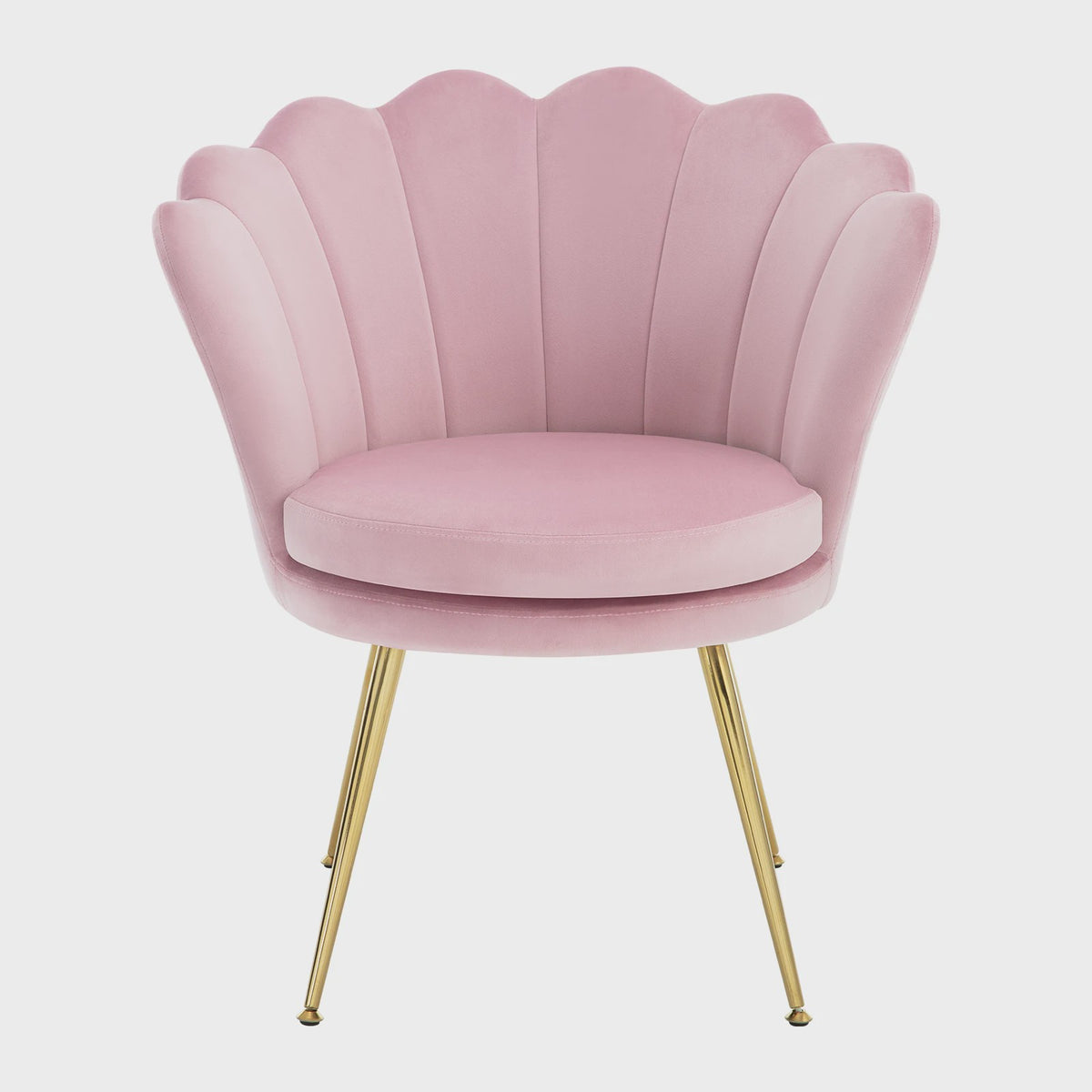 Luxe Velours Fauteuil met Metalen Poten - Comfortabele Relaxstoel voor de Woonkamer