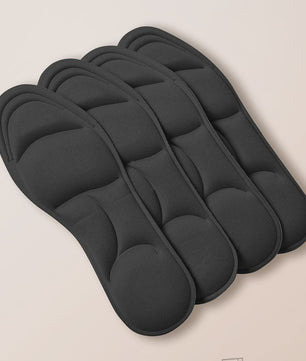 5D Massage Memory Foam Inlegzolen - Ademend, Dempende Steunzolen voor Sport & Dagelijks Gebruik