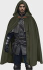 Middeleeuwse Fluwelen Kapmantel - Renaissance Cape met Capuchon voor Halloween en Cosplay
