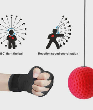 Bokszak Reflex Trainer met Hoofdband - Verbeter Snelheid & Reactie