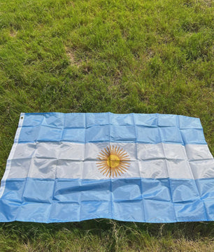 Argentijnse Vlag 90x150cm - Duurzaam Polyester met Zon van Mei