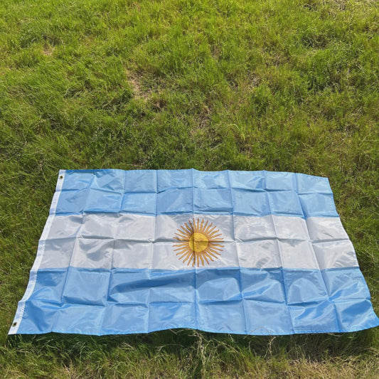 Argentijnse Vlag 90x150cm - Duurzaam Polyester met Zon van Mei