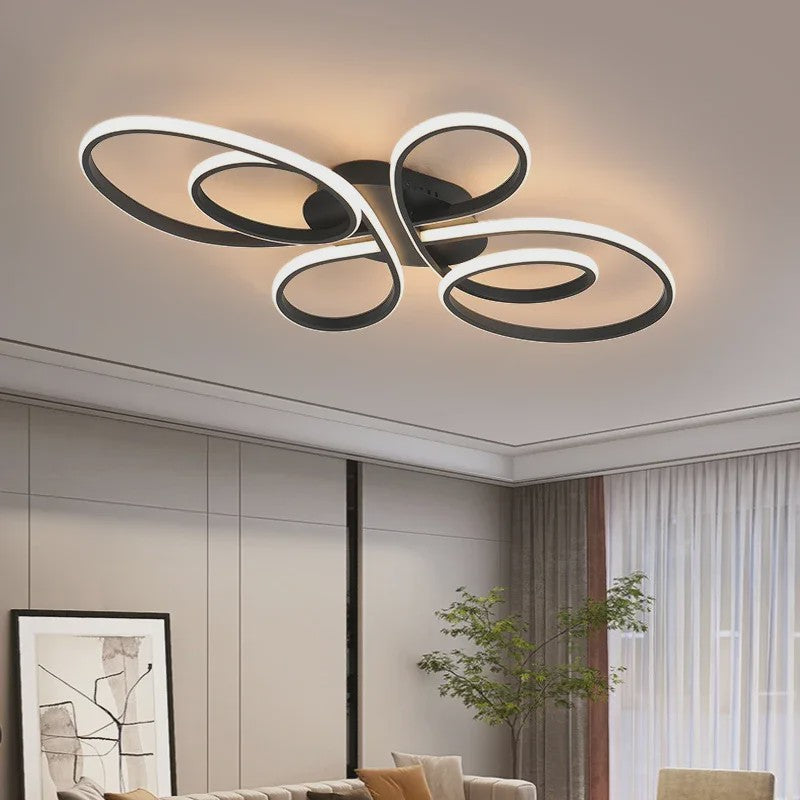 Moderne LED Plafondlamp met Afstandsbediening - Dimbare Plafondverlichting voor Woonkamer