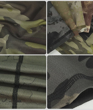 Veelzijdige Camouflage Nekwarmer & Buff - Ademend & UV Beschermend voor Outdoor Sport