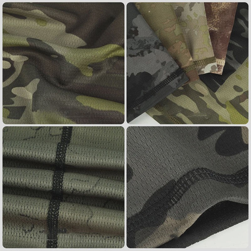 Veelzijdige Camouflage Nekwarmer & Buff - Ademend & UV Beschermend voor Outdoor Sport