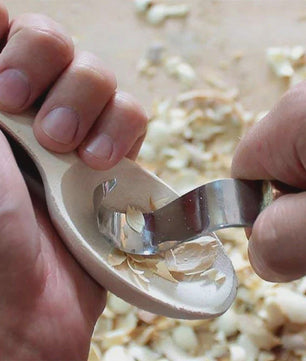 Houtsnijset: 2 Delig Gereedschap met Haakmes & Whittling Mes - Ergonomisch & Duurzaam